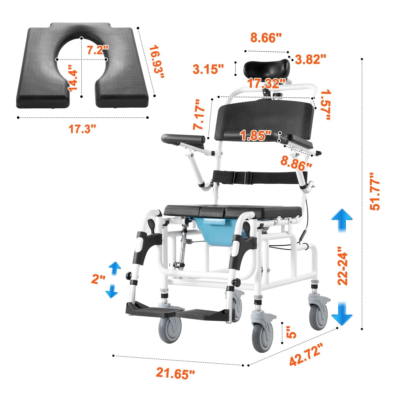 Shower Wheelchair