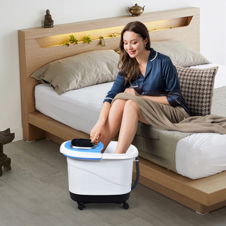 Portable All-In-One Heated Foot Spa - Massager