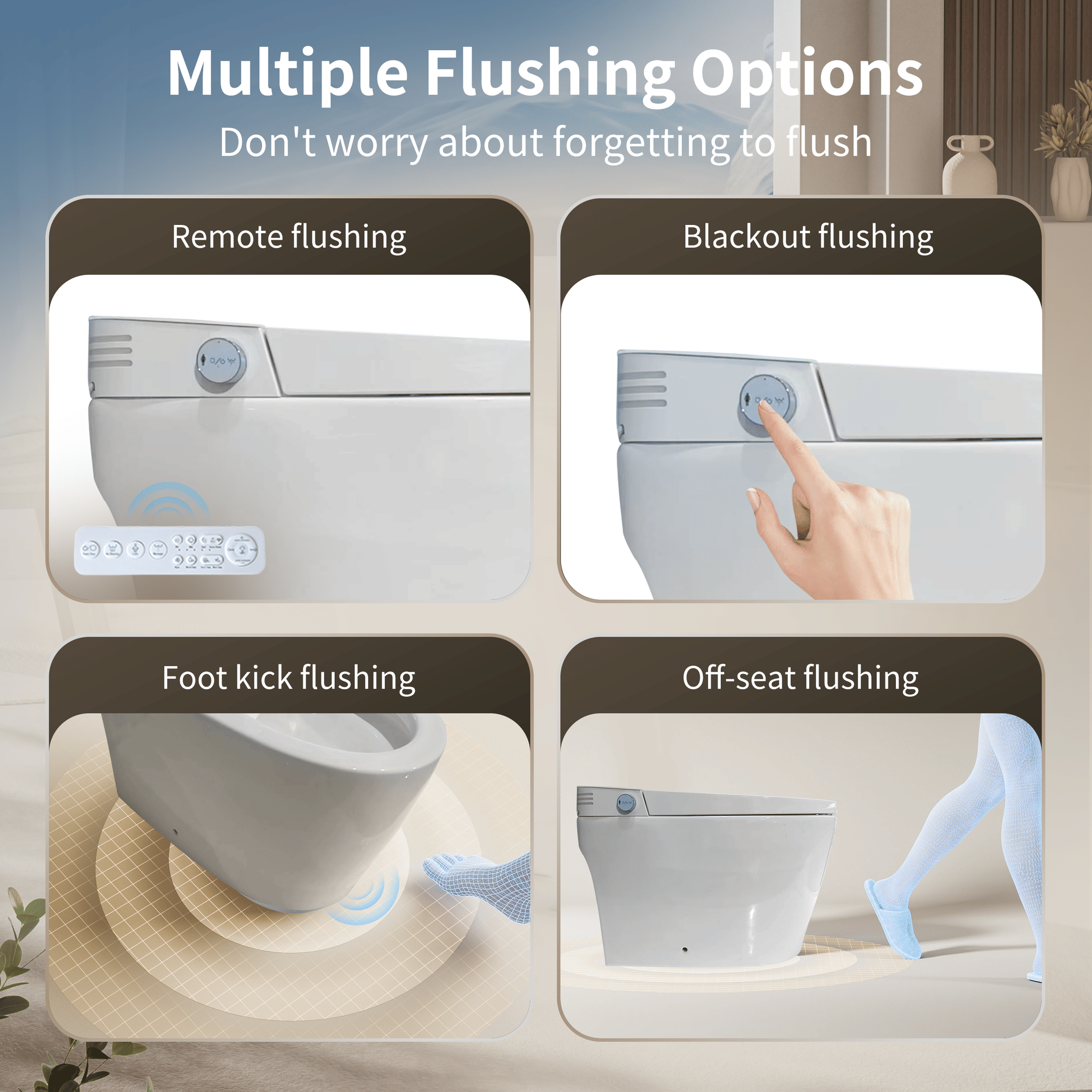 Smart One-piece Toilet-Bidet
