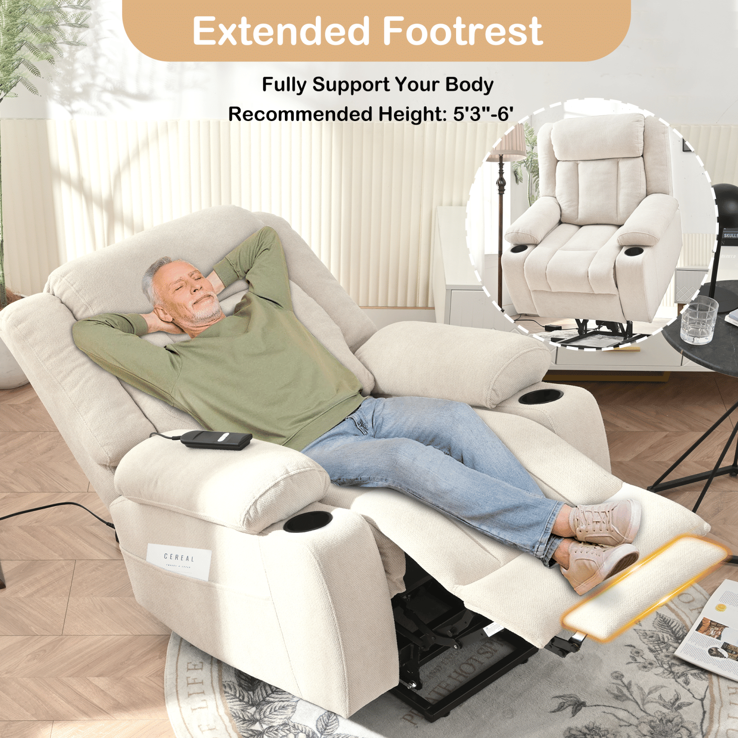 Power Lift Recliner Chair