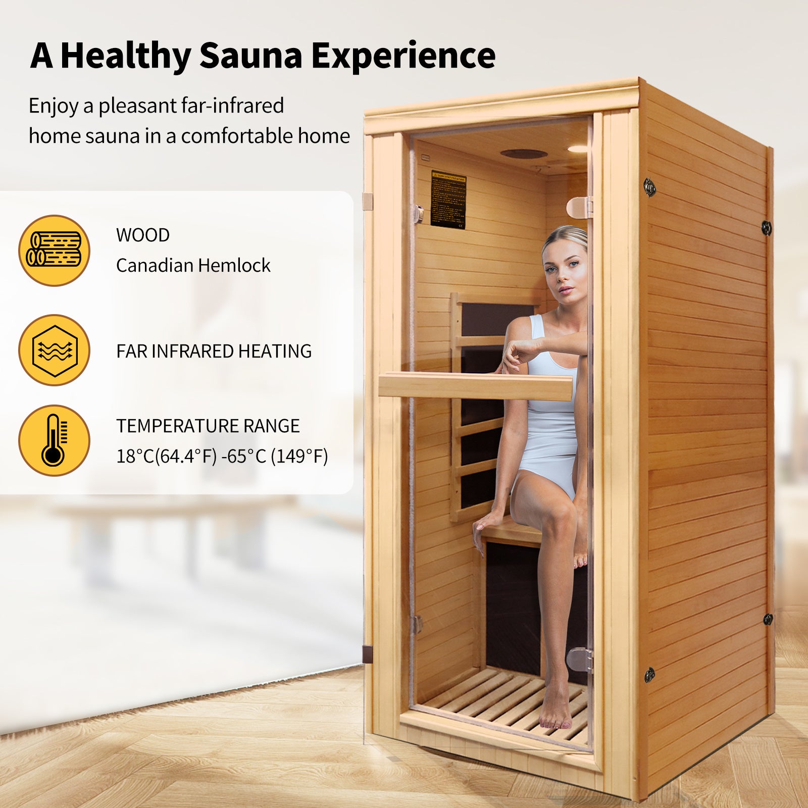 Far-infrared Home Sauna Room