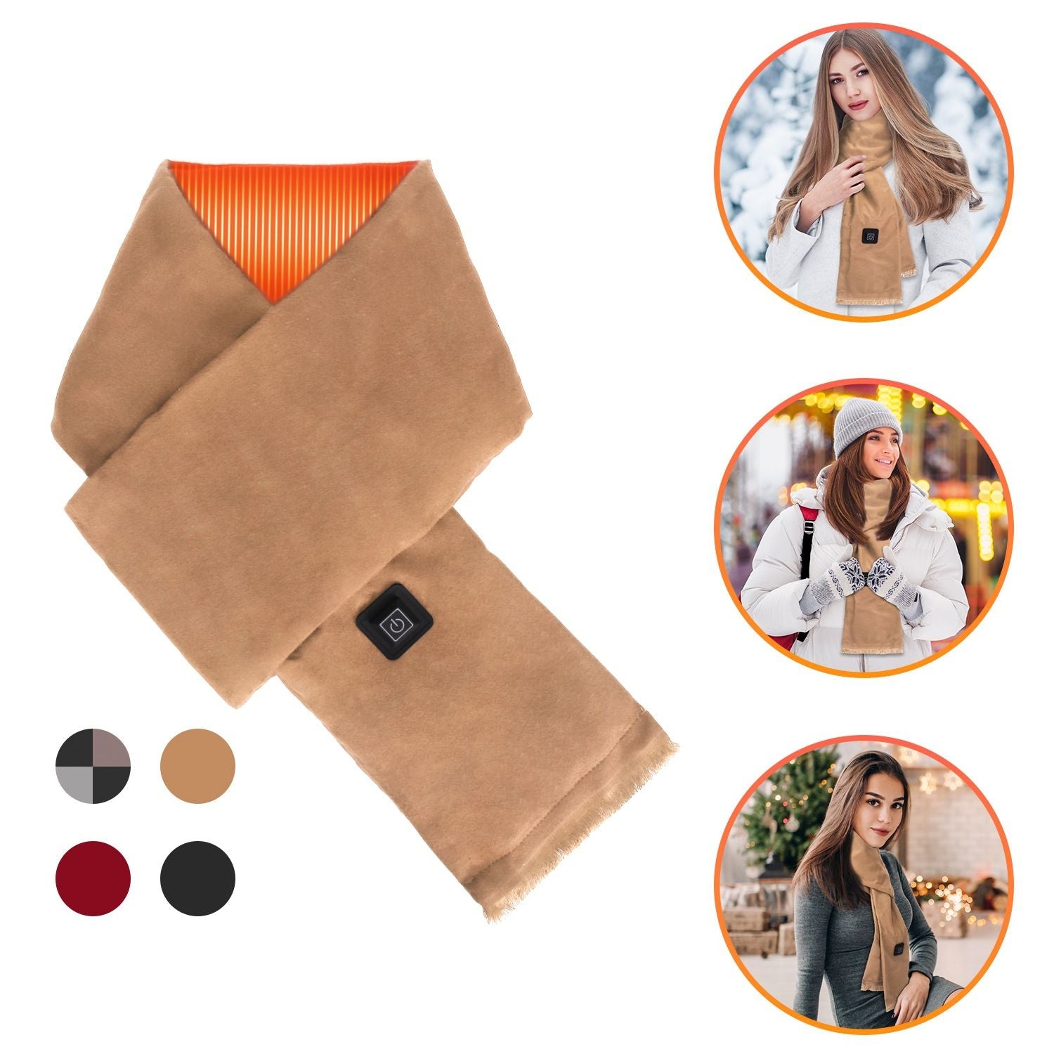 Electric Heated Winter Scarf