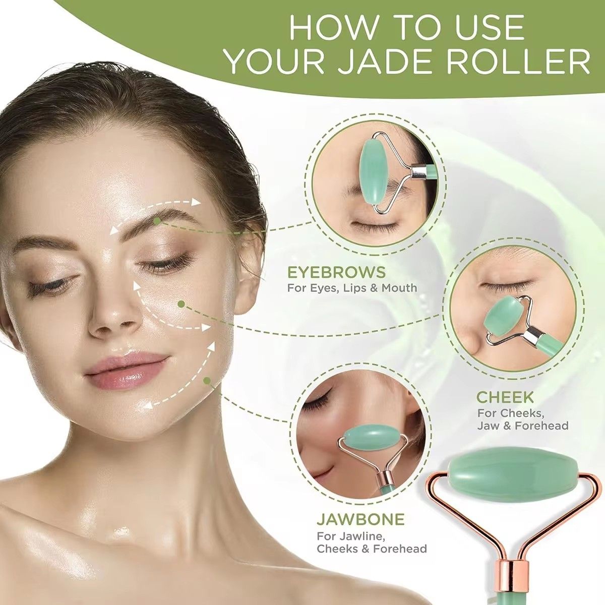Gua Sha Board (2 pcs) - Roller Scraping Massager / Anti-Wrinkle Massager Tool