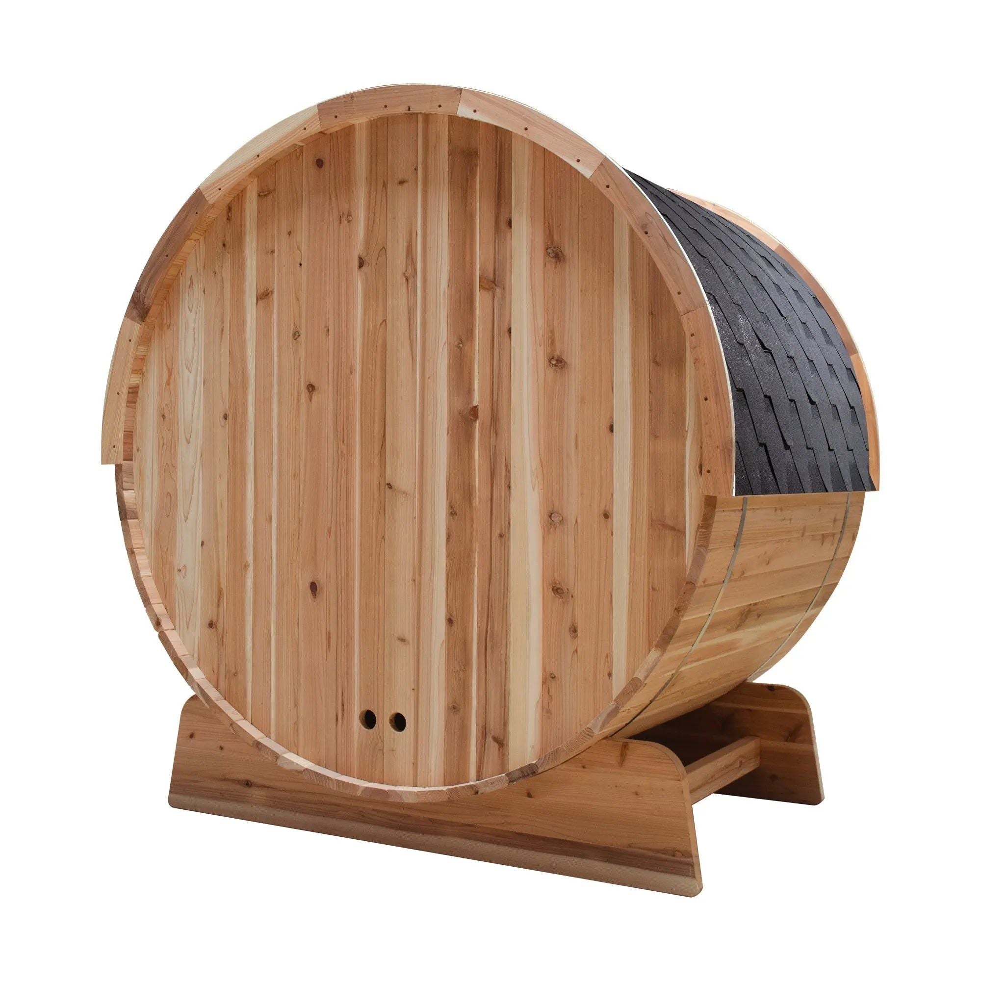 Outdoor Rustic Cedar Barrel Sauna