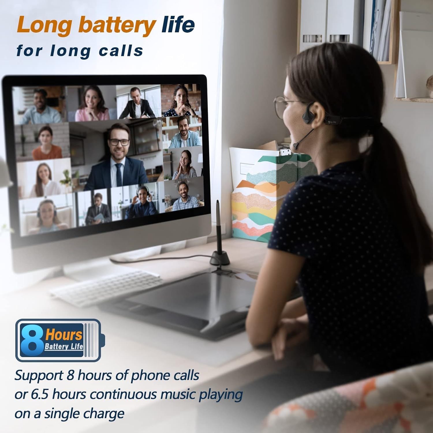 Bone Conduction Open-Ear Bluetooth Headset