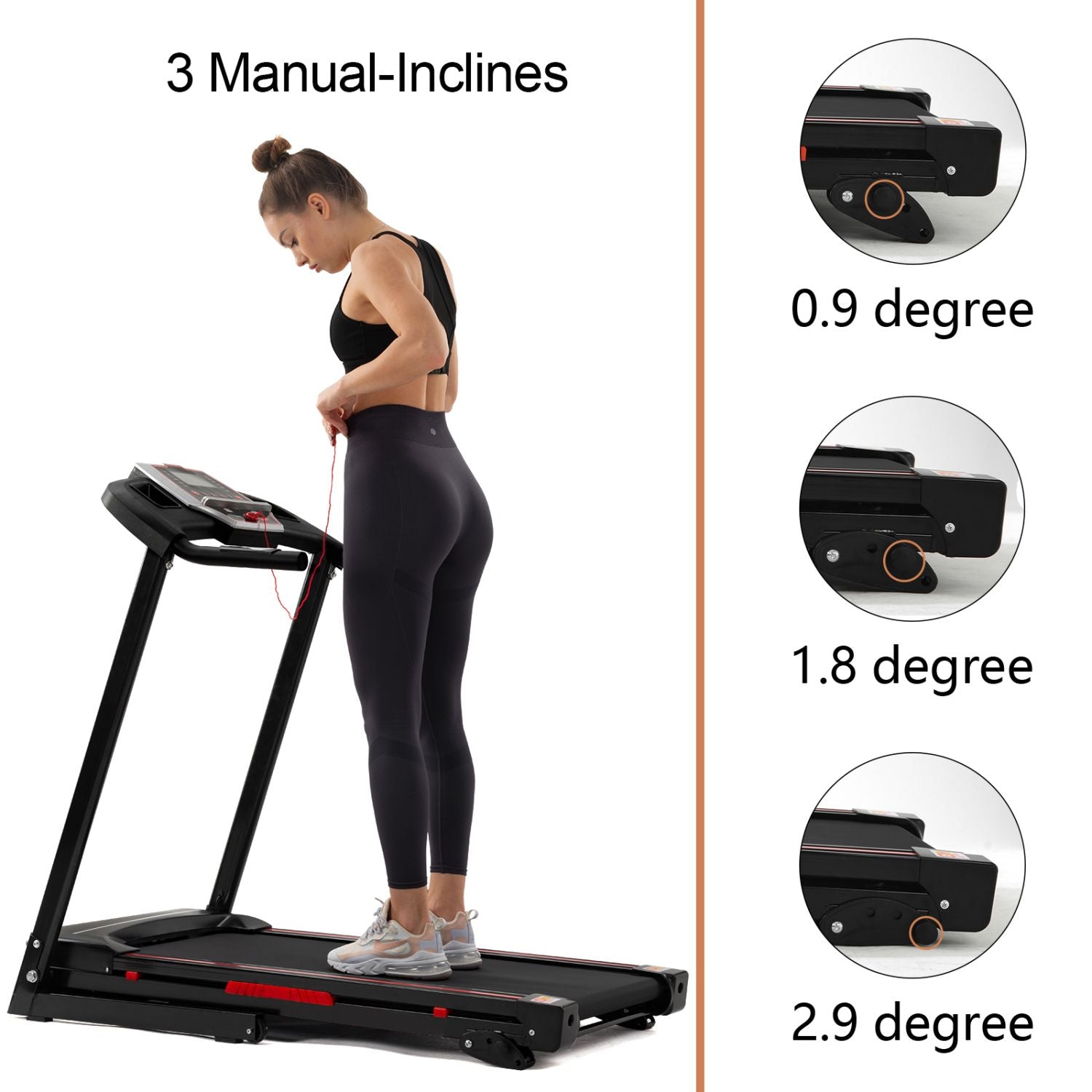 3.5HP Portable Foldable Treadmill
