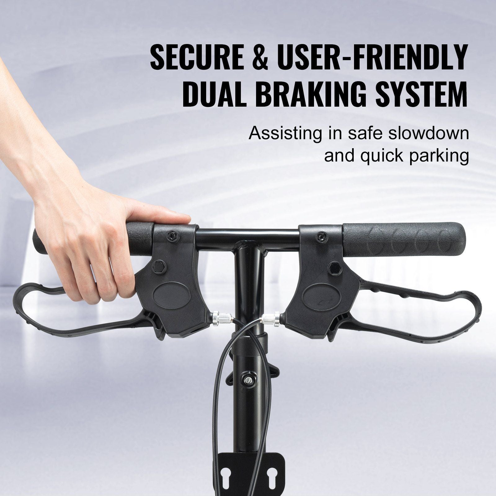 Aluminum Steerable Folding Knee Walker
