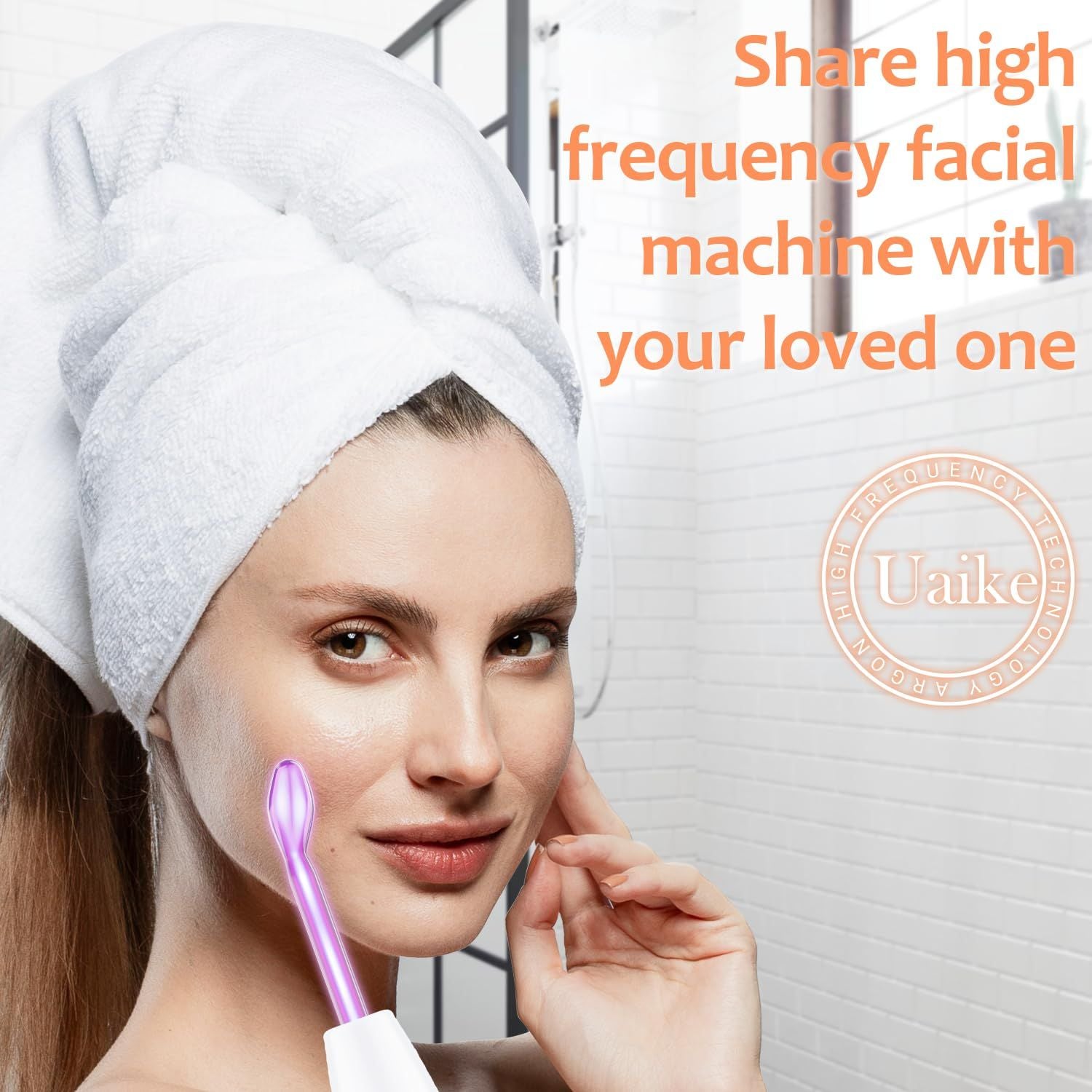 High Frequency Wand 'C Violet Portable Skin Therapy Machine
