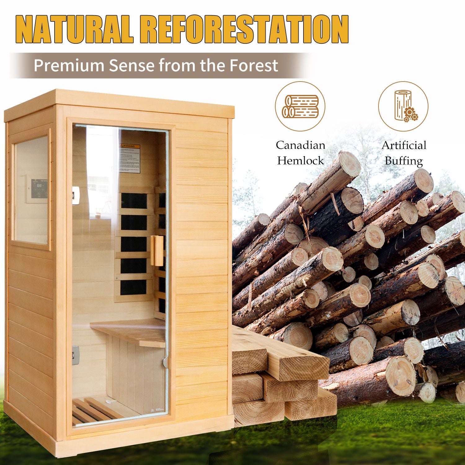 Far Infrared Perspiration Sauna Single Room