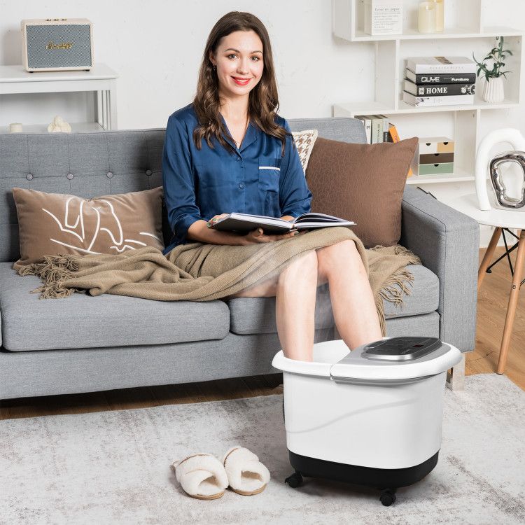 Portable All-In-One Heated Foot Spa - Massager