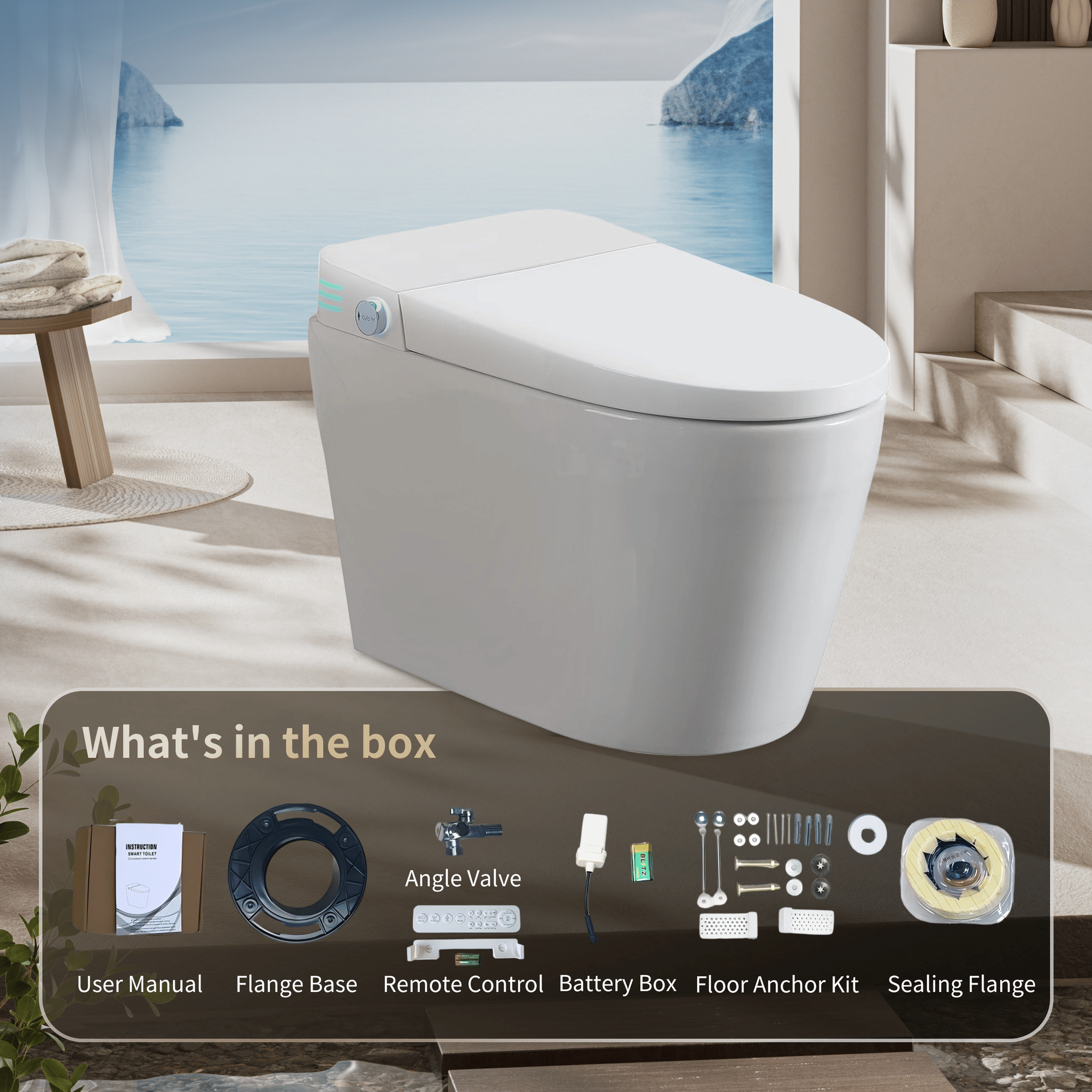 Smart One-piece Toilet-Bidet